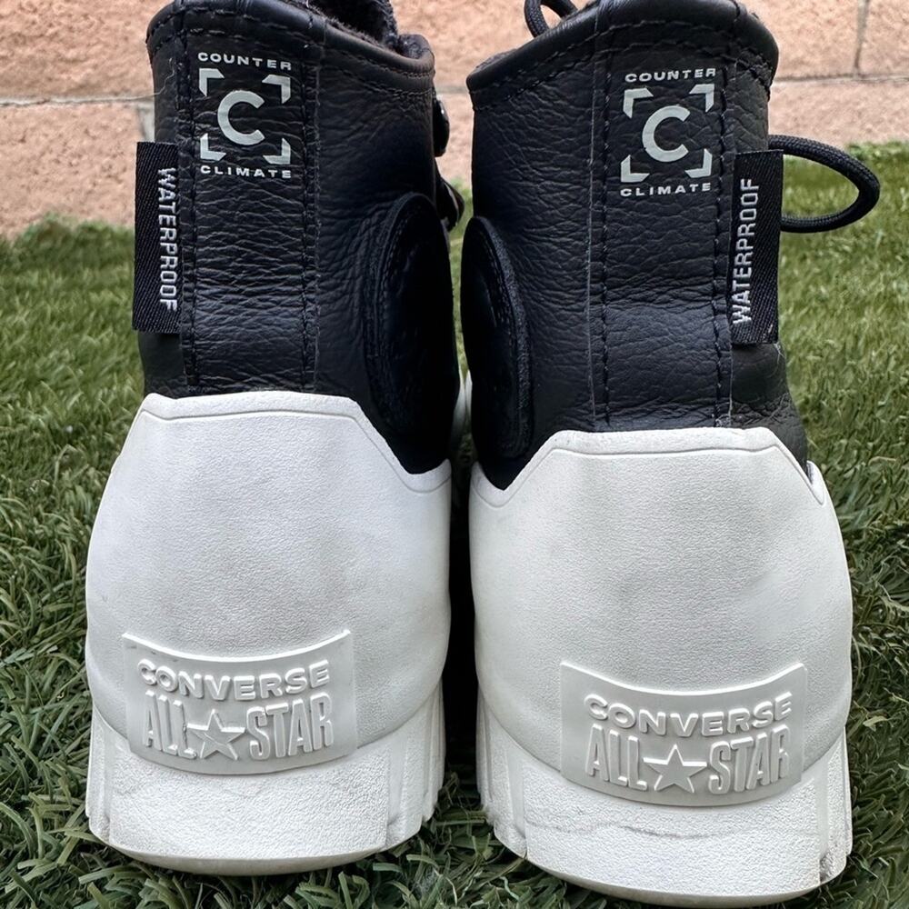 Converse Chuck Taylor All Star Lugged 2.0 Hi Waterproof Leather Sneakers 6.5 - Picture 7 of 9